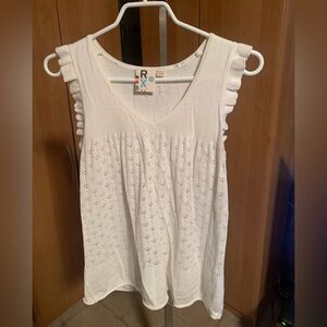 Roxy White Sleeveless Top